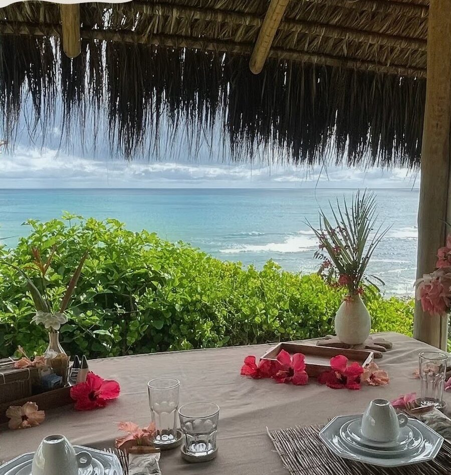 Café da manhã com vista